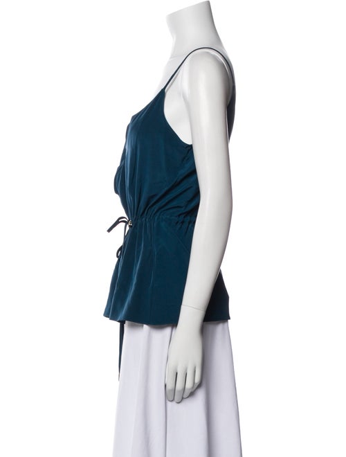 Cushnie Silk V-Neck Top