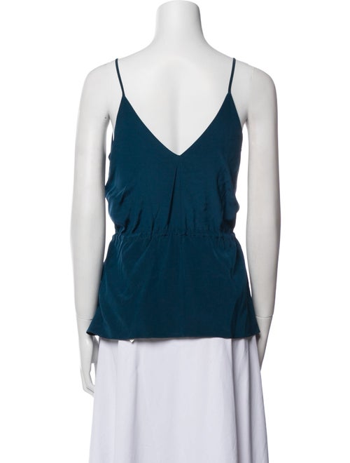 Cushnie Silk V-Neck Top