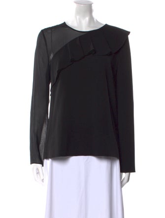 Cushnie Crew Neck Long Sleeve Sweatshirt