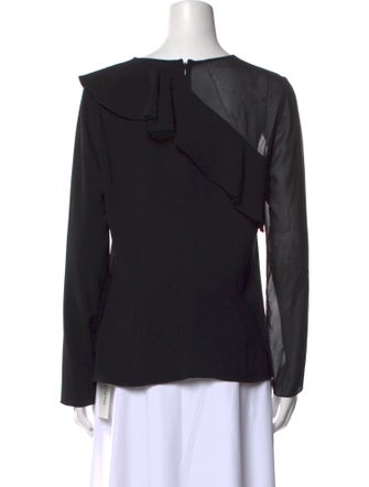 Cushnie Crew Neck Long Sleeve Sweatshirt