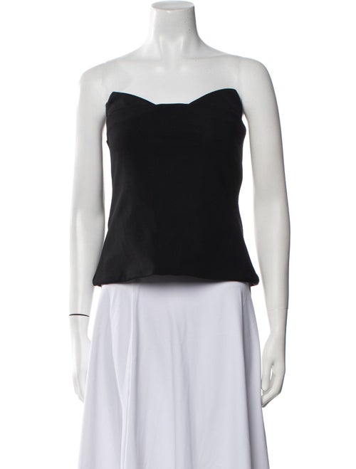 Cushnie Strapless Crop Top