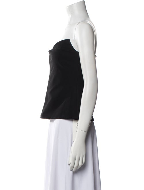 Cushnie Strapless Crop Top