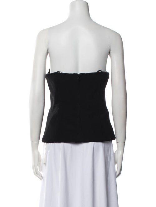 Cushnie Strapless Crop Top