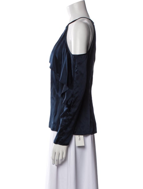 Cushnie Silk Off-The-Shoulder Blouse