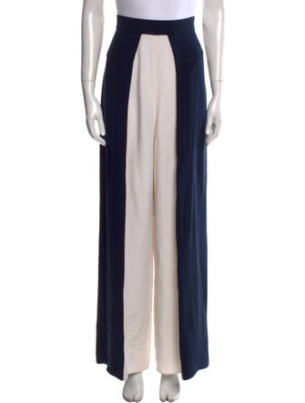 Cushnie Silk Wide Leg Pants