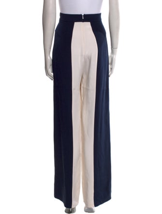Cushnie Silk Wide Leg Pants