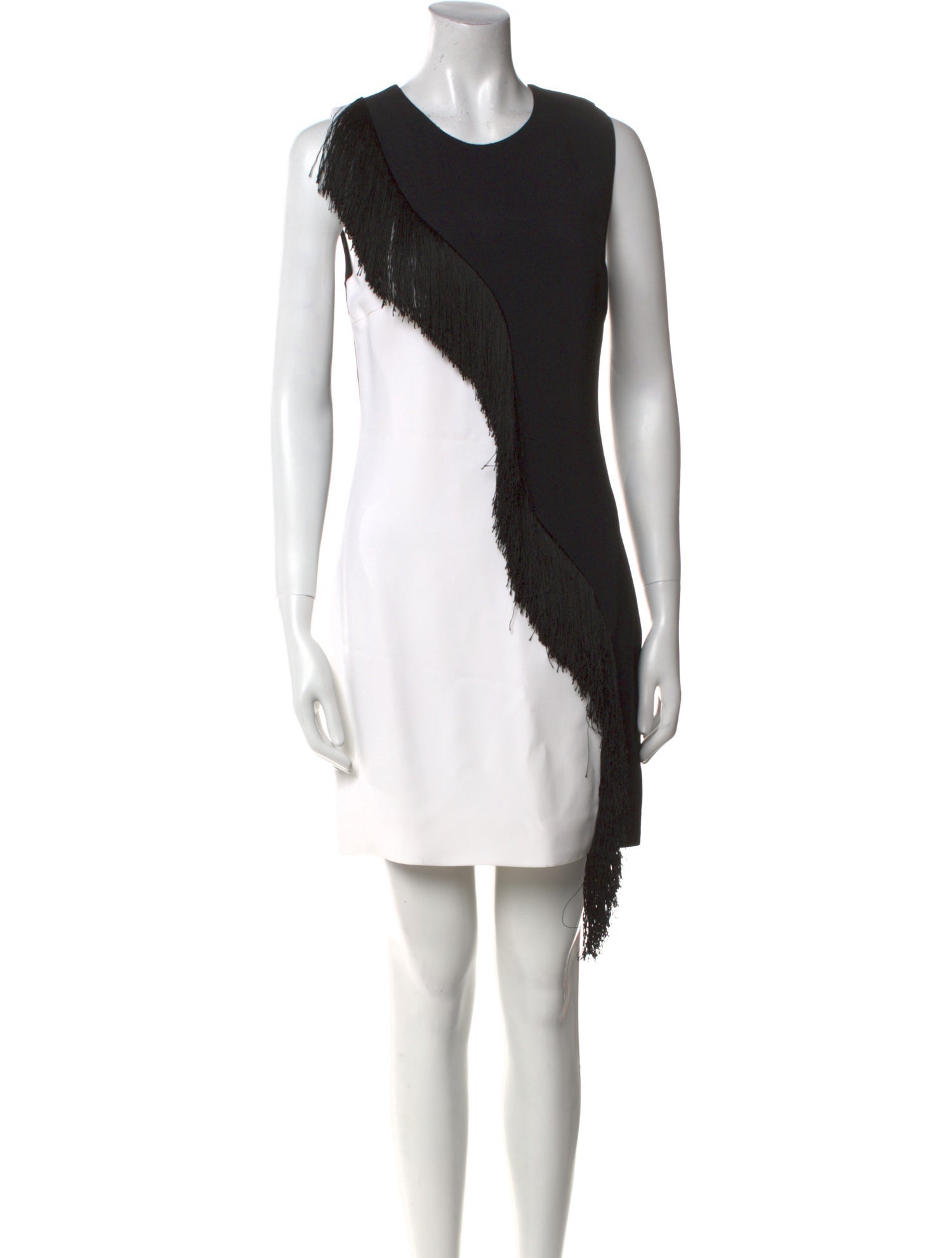 Cushnie Colorblock Pattern Mini Dress