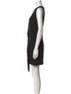 Cushnie Colorblock Pattern Mini Dress