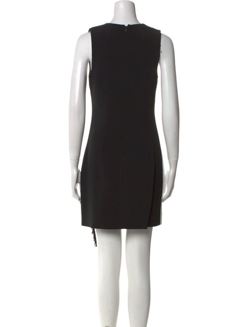 Cushnie Colorblock Pattern Mini Dress