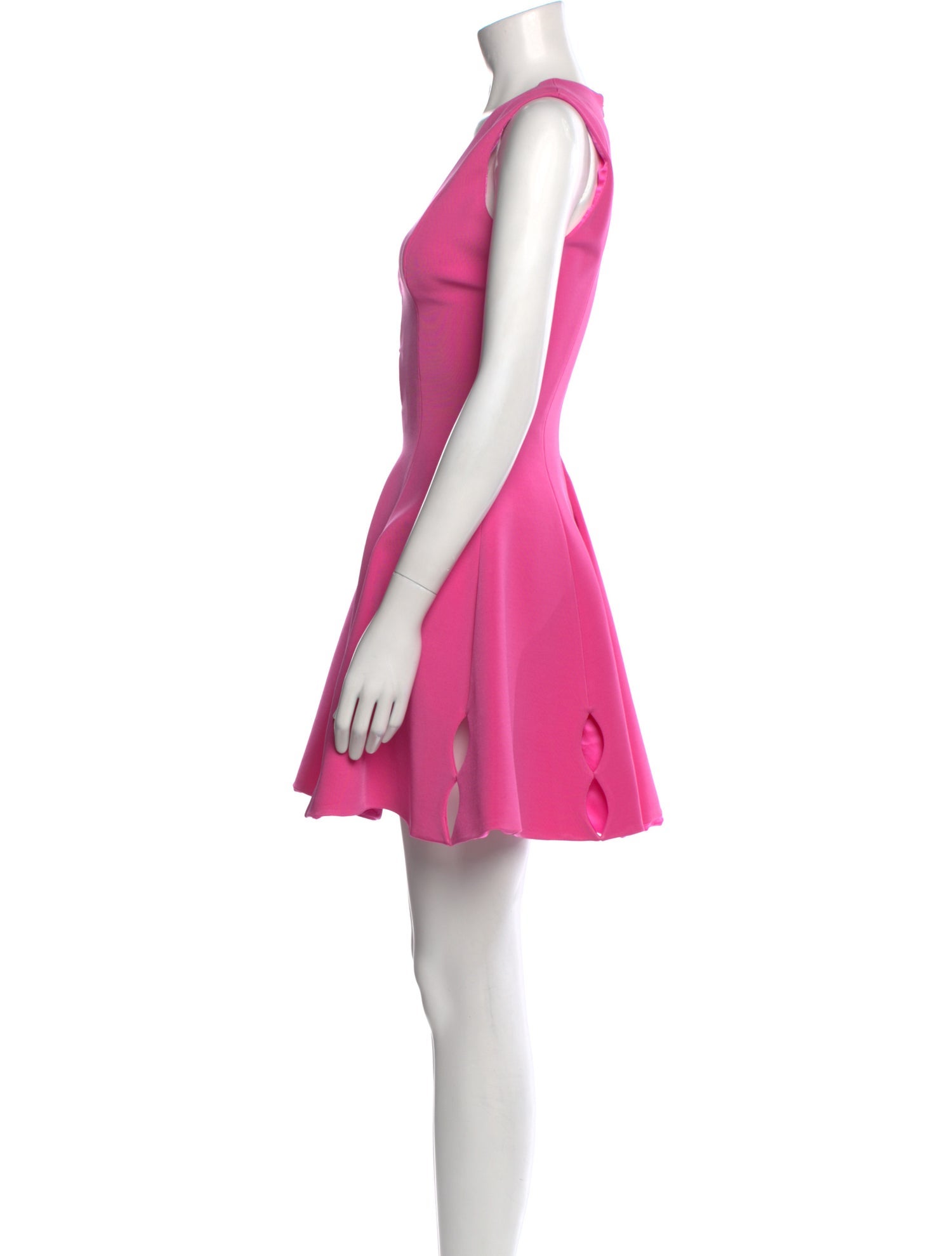 Cushnie V-Neck Mini Dress