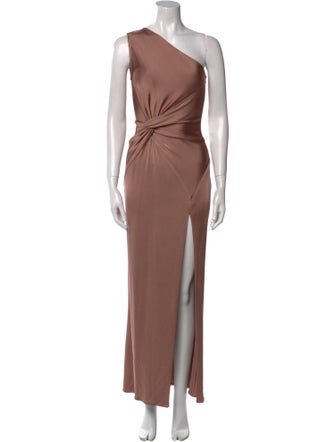 Cushnie One-Shoulder Long Dress