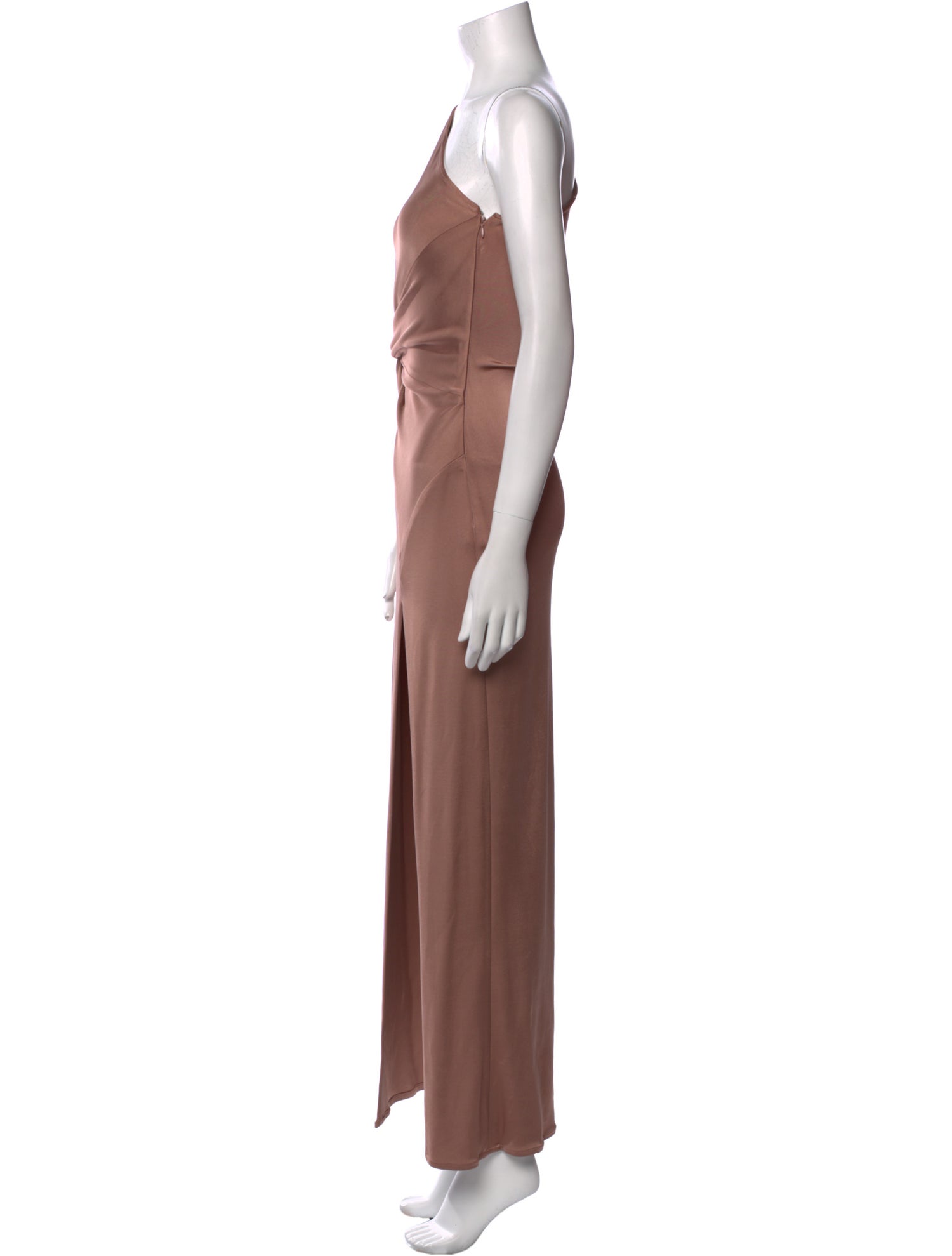 Cushnie One-Shoulder Long Dress