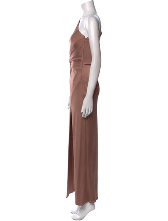 Cushnie One-Shoulder Long Dress