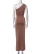 Cushnie One-Shoulder Long Dress