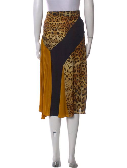 Cushnie Silk Midi Length Skirt