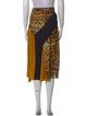 Cushnie Silk Midi Length Skirt