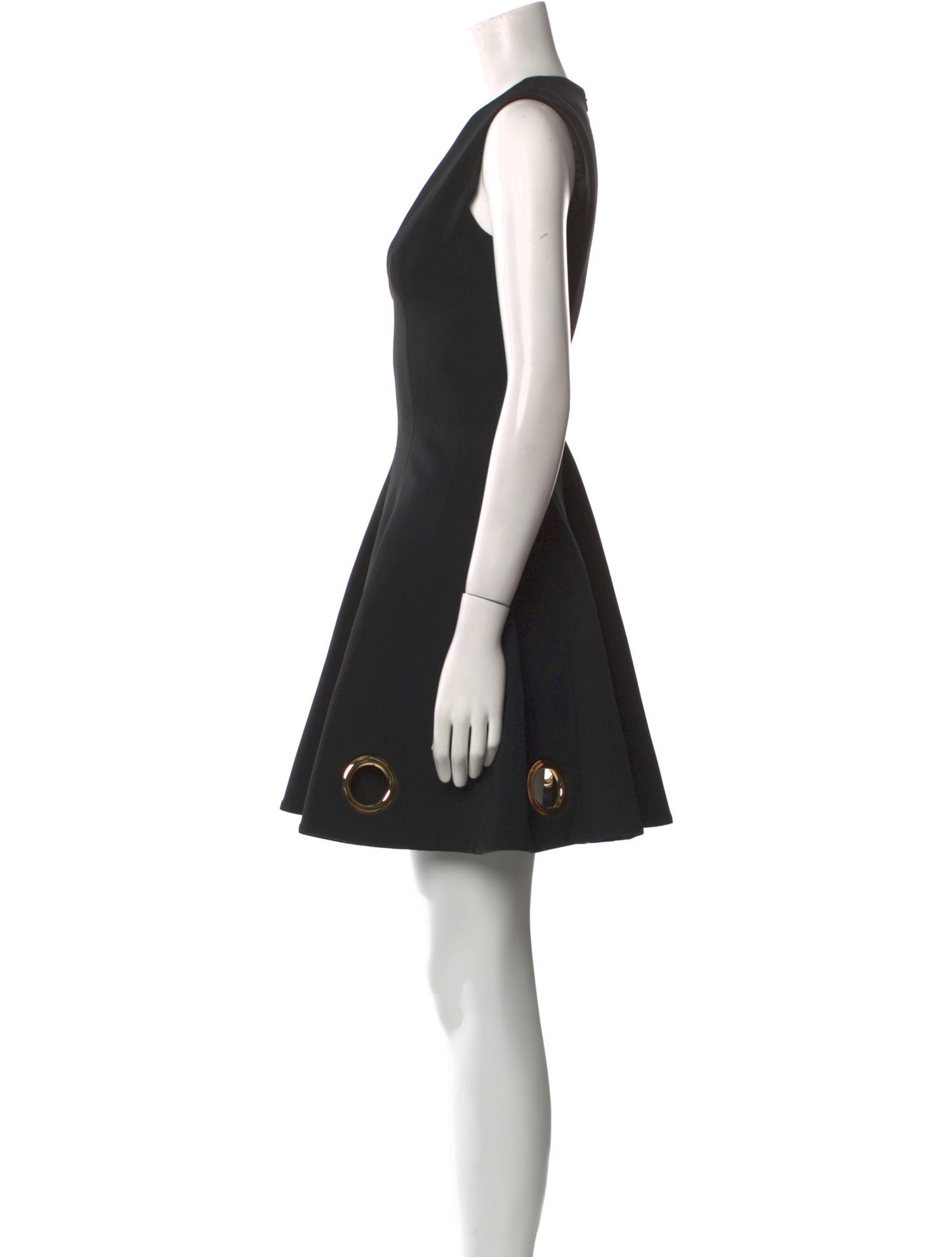 Cushnie V-Neck Mini Dress