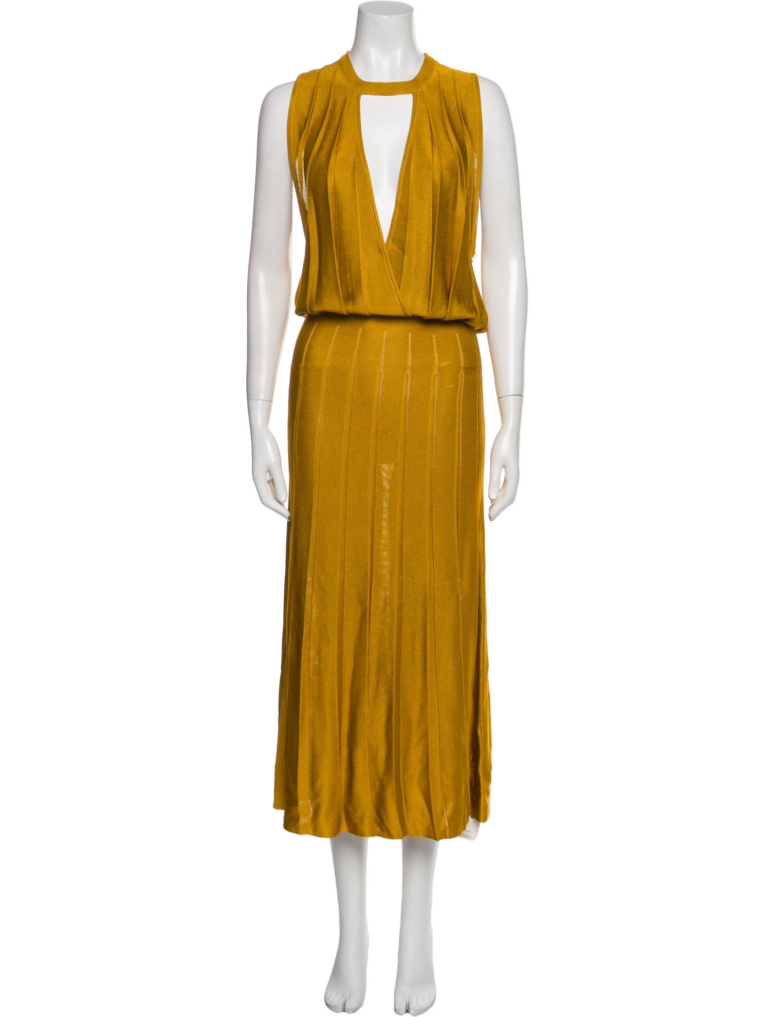 Cushnie V-Neck Long Dress w/ Tags