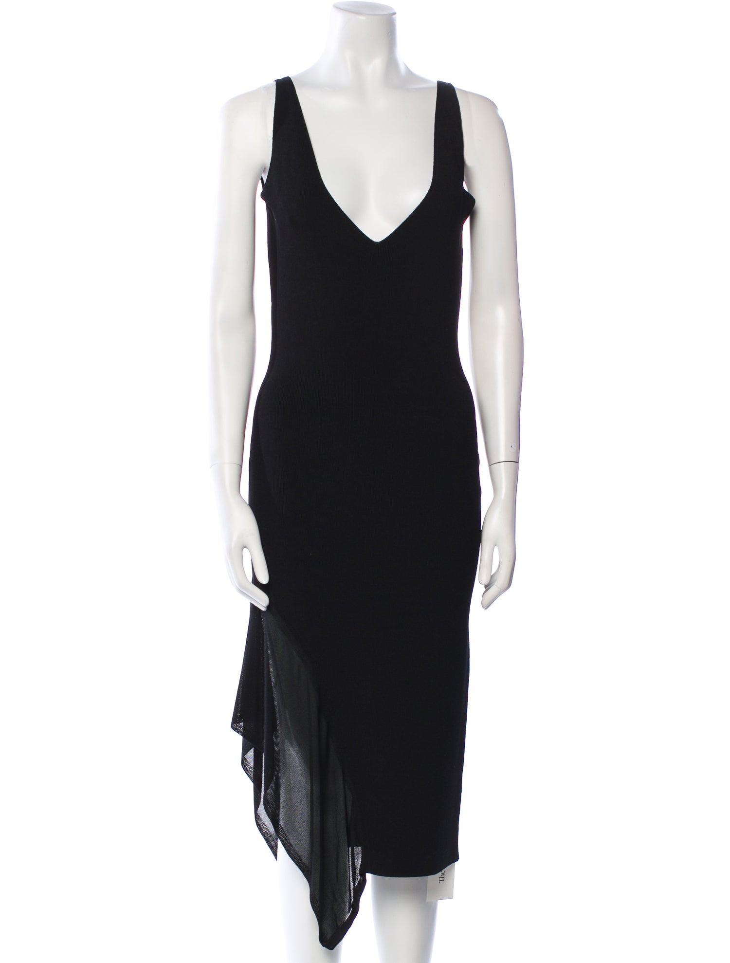 Cushnie V-Neck Midi Length Dress