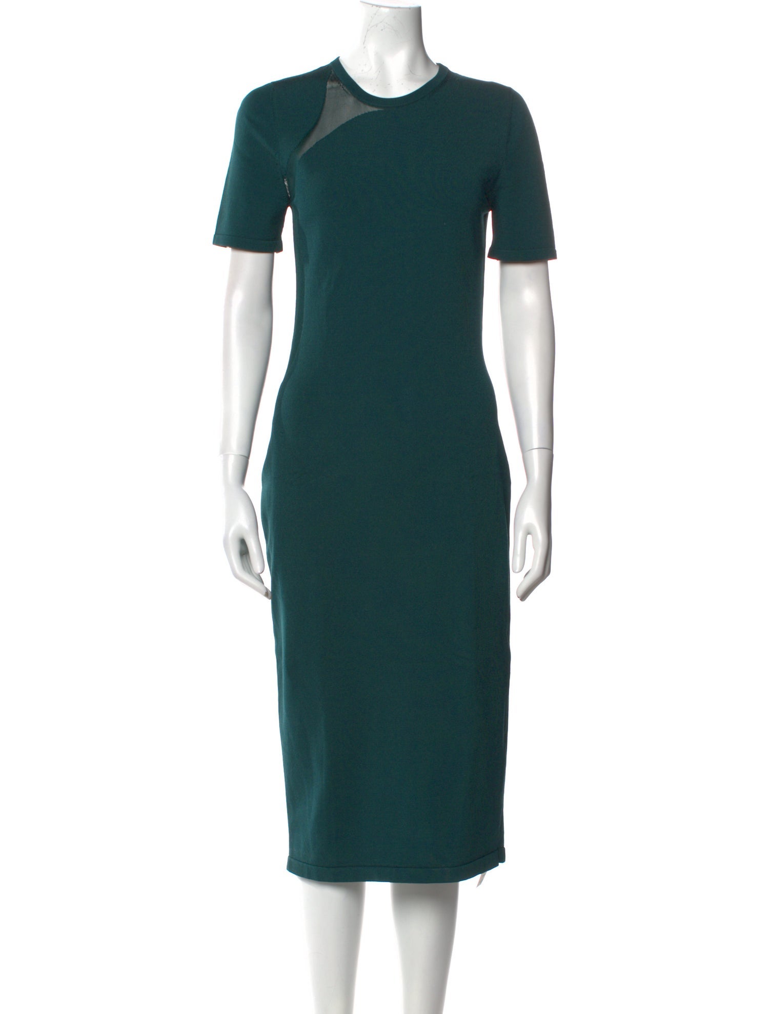 Cushnie Crew Neck Midi Length Dress