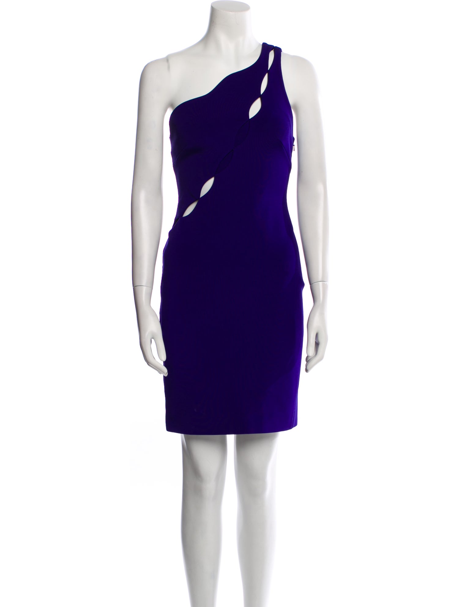 Cushnie One-Shoulder Mini Dress