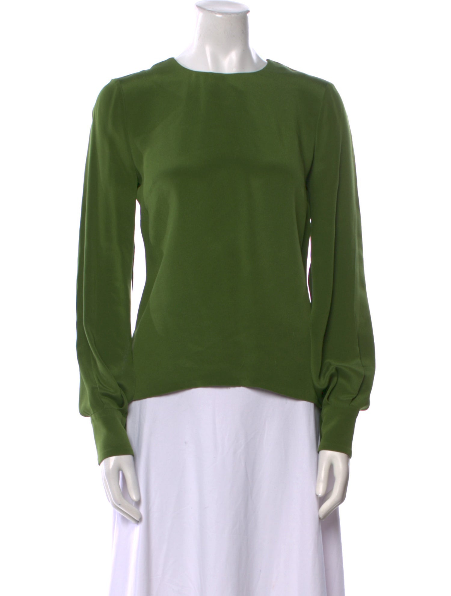 Cushnie Silk Crew Neck Sweatshirt
