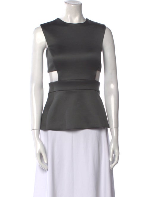 Cushnie Wool Crew Neck Top