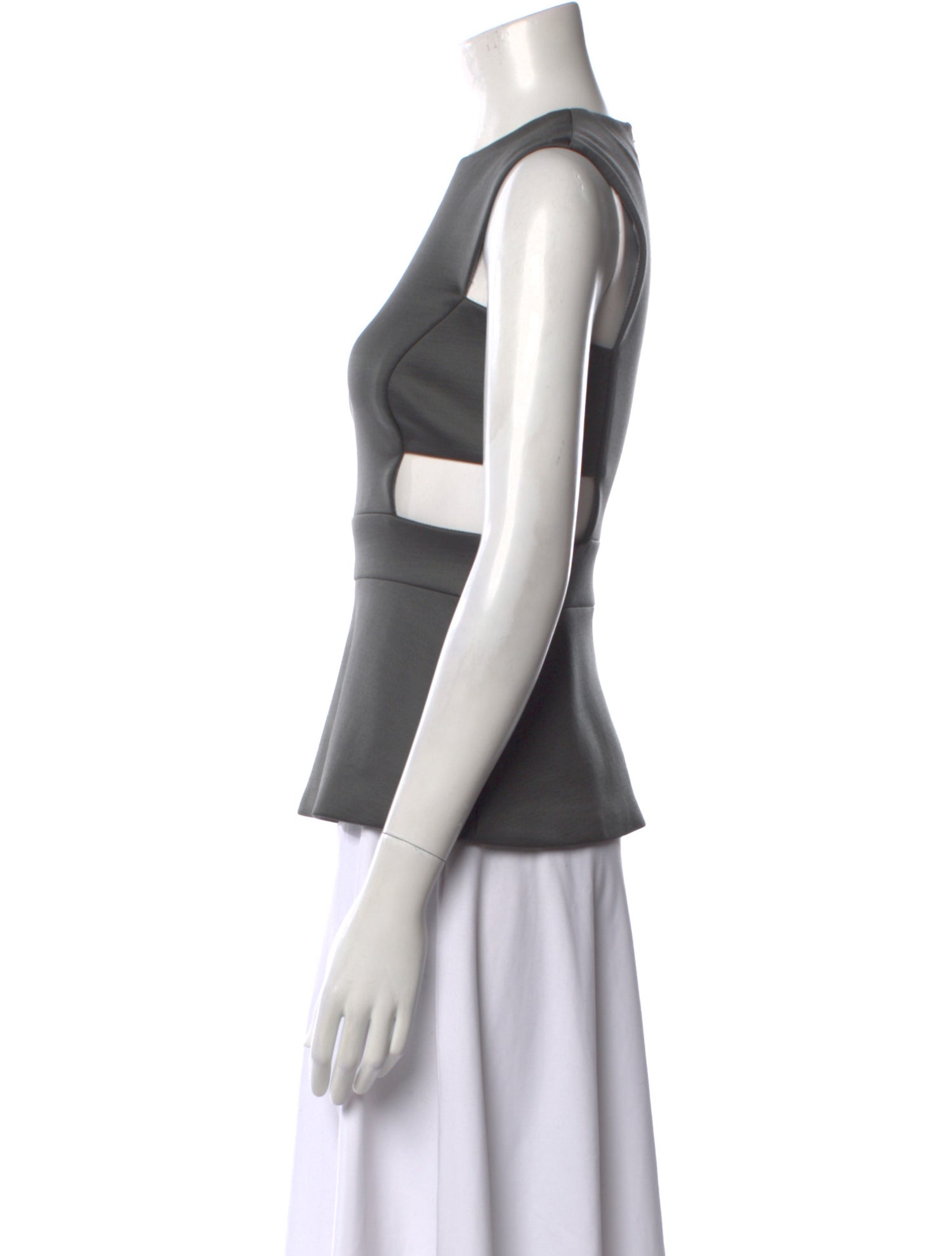 Cushnie Wool Crew Neck Top