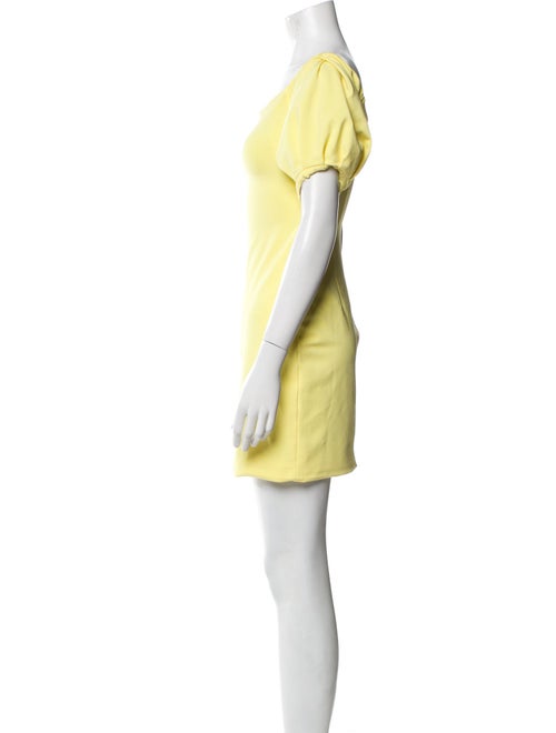 Cushnie Bateau Neckline Mini Dress