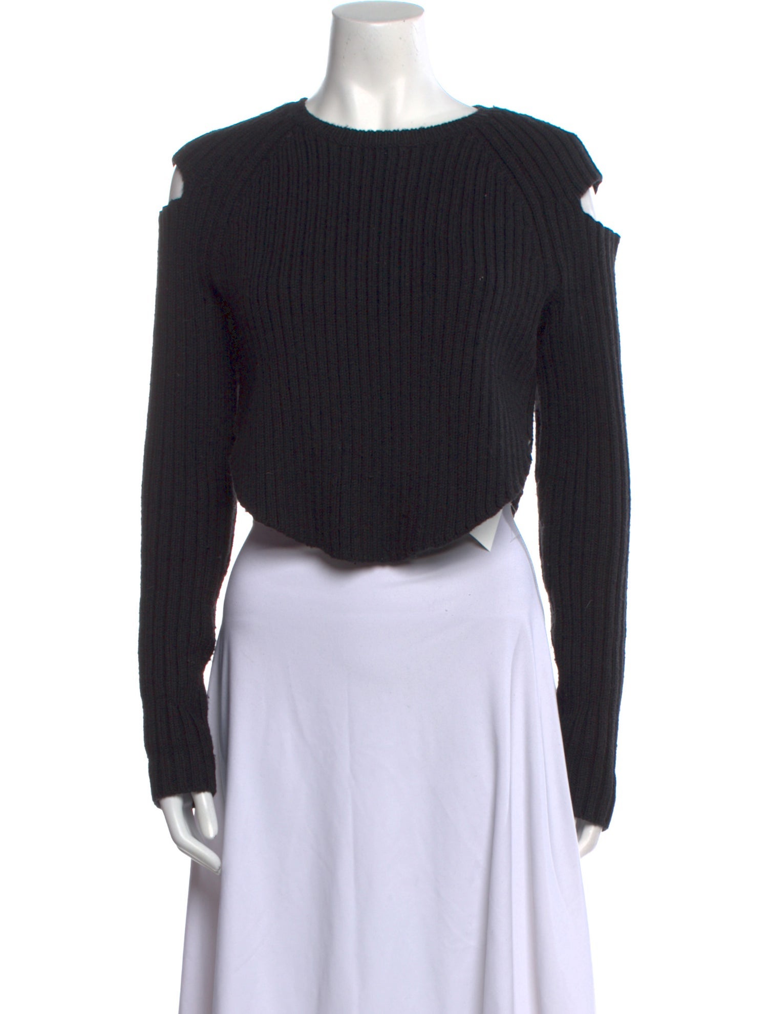 Cushnie Bateau Neckline Sweater
