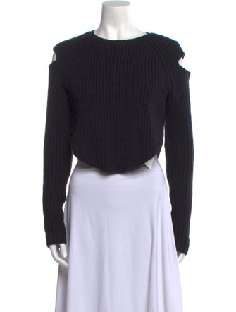 Cushnie Bateau Neckline Sweater