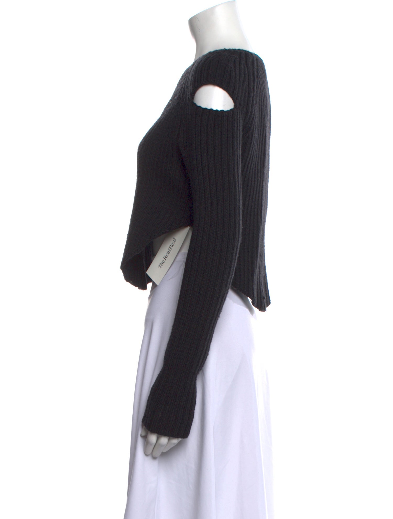 Cushnie Bateau Neckline Sweater