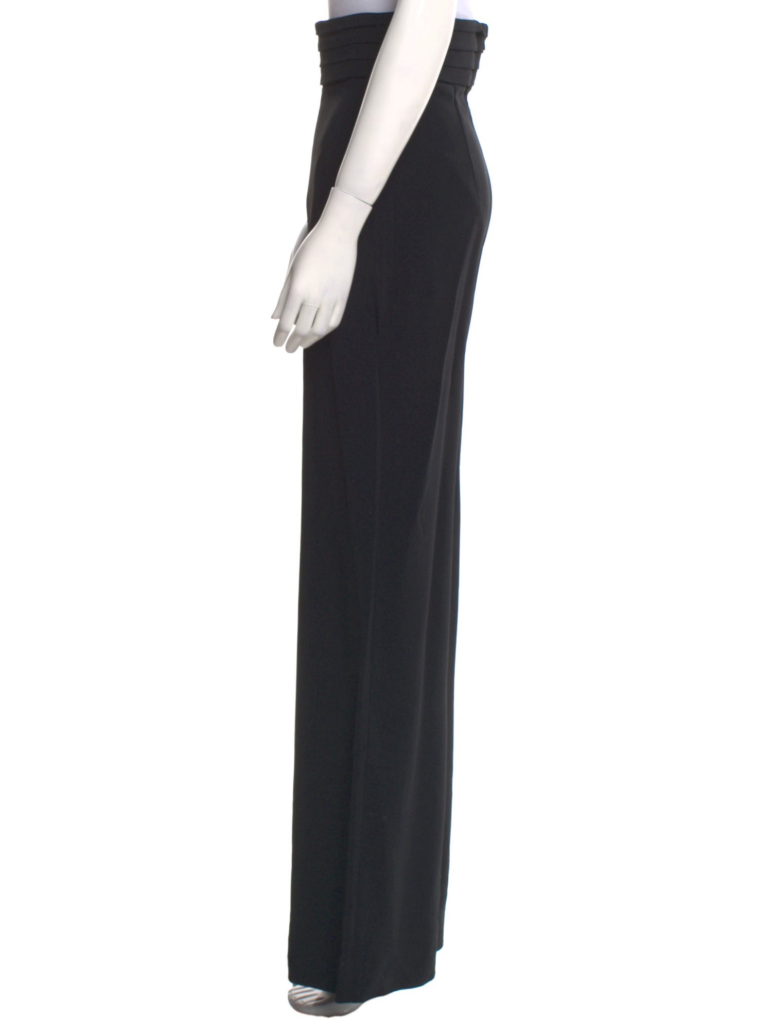 Cushnie Silk Wide Leg Pants