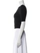 Cushnie Nylon Scoop Neck Sweater