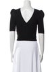 Cushnie Nylon Scoop Neck Sweater