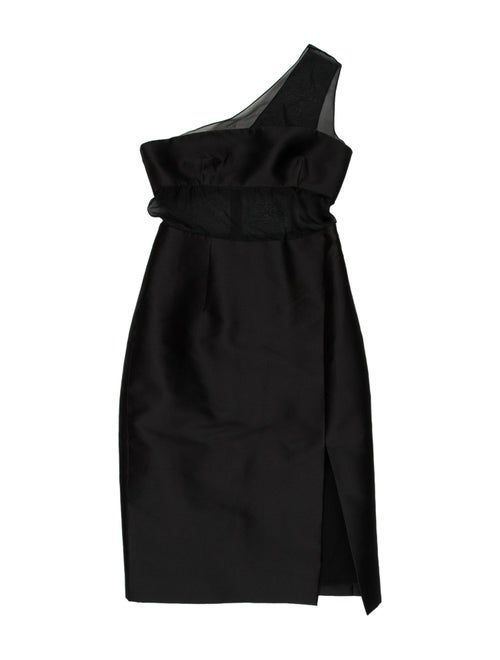 Cushnie One-Shoulder Knee-Length Dress
