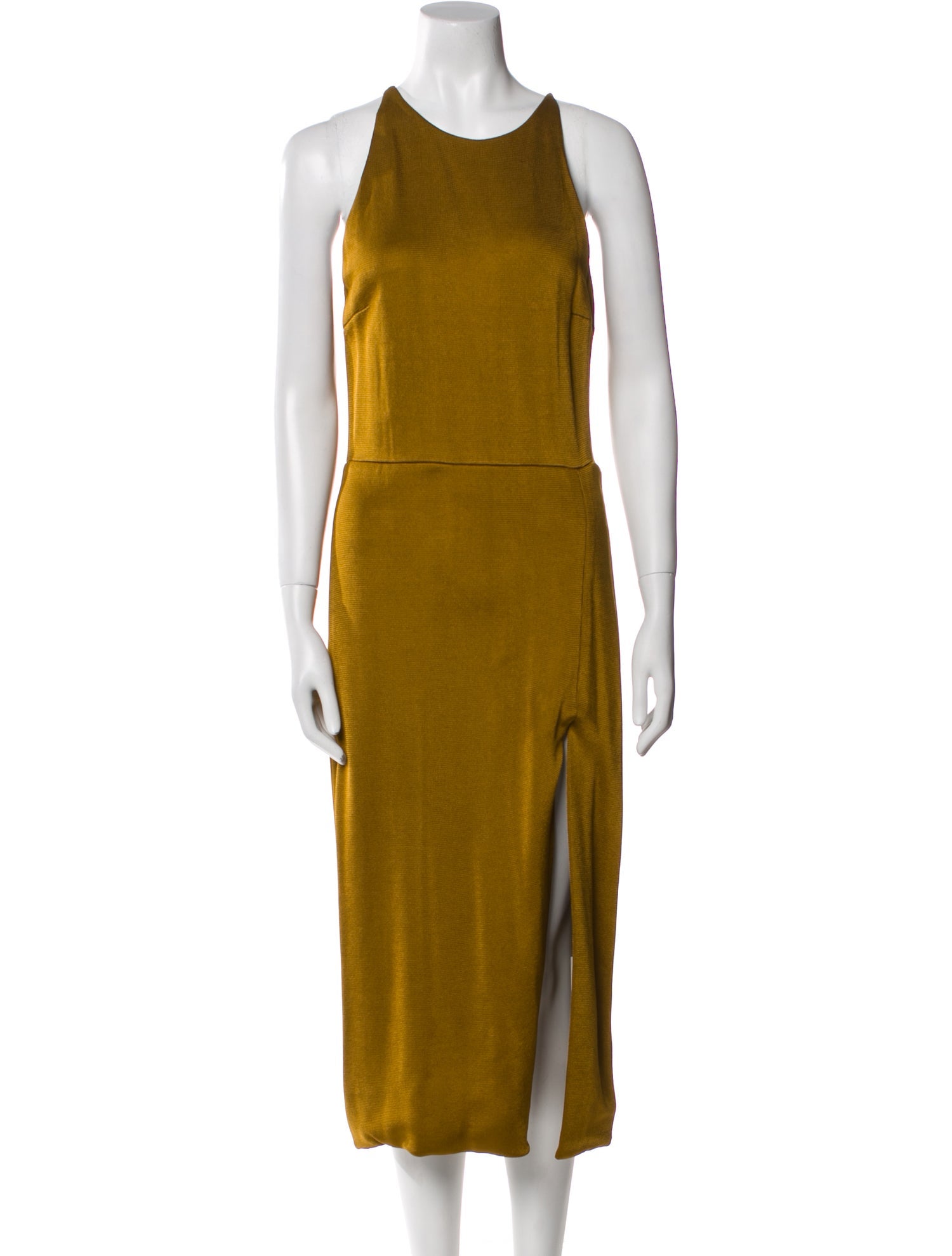 Cushnie Crew Neck Long Dress