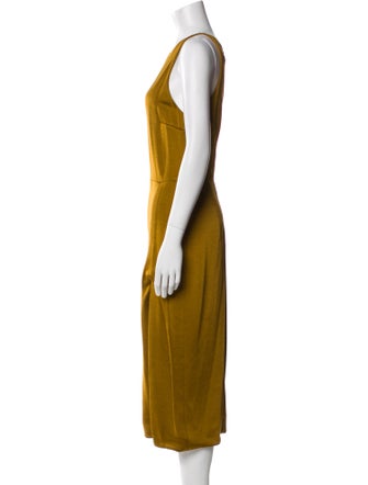Cushnie Crew Neck Long Dress