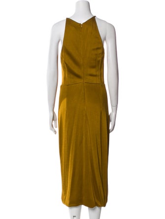 Cushnie Crew Neck Long Dress