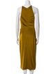Cushnie Crew Neck Long Dress