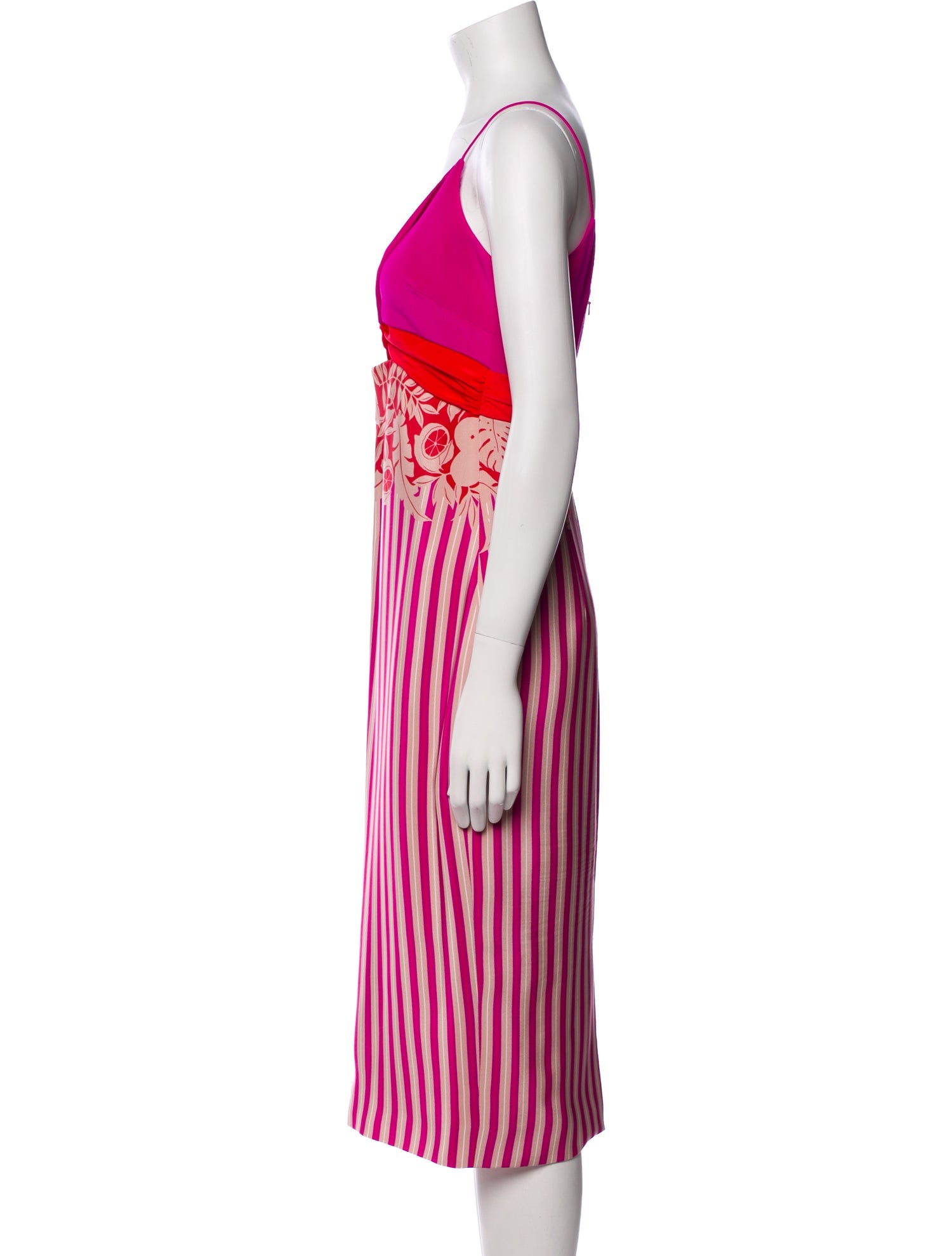 Cushnie Silk Midi Length Dress