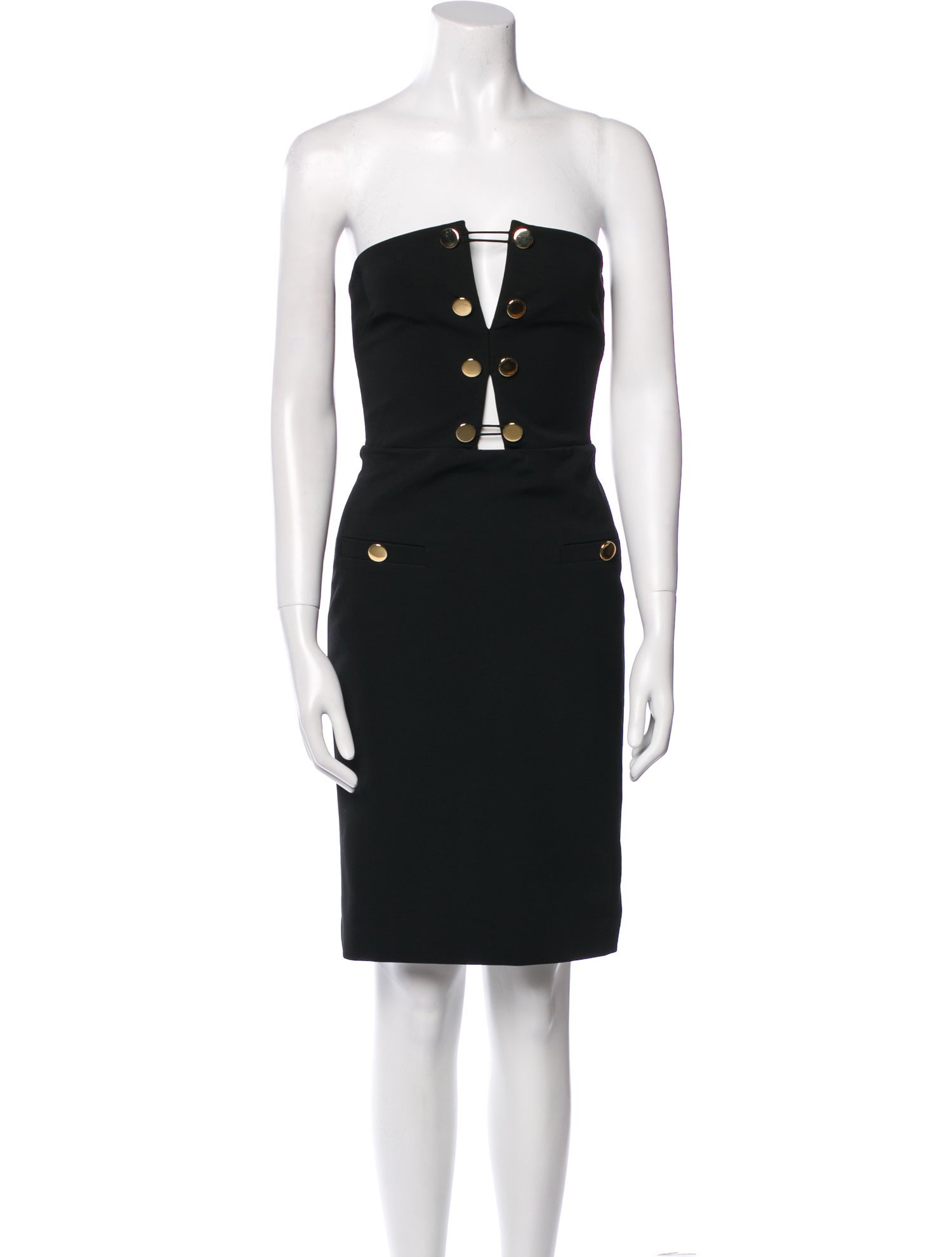 Cushnie Strapless Mini Dress