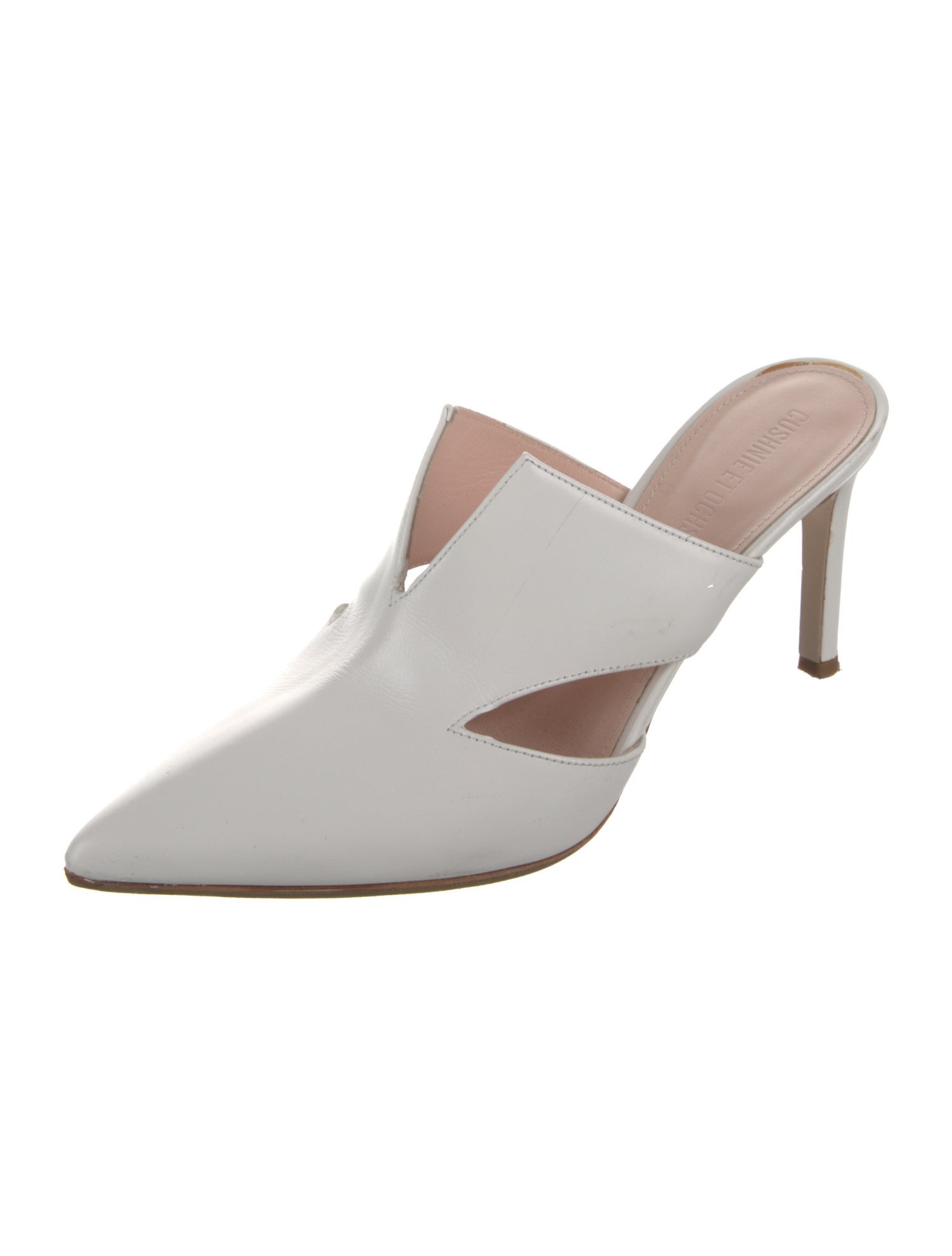 Cushnie Leather Mules