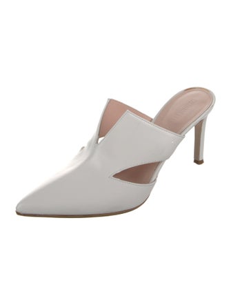 Cushnie Leather Mules