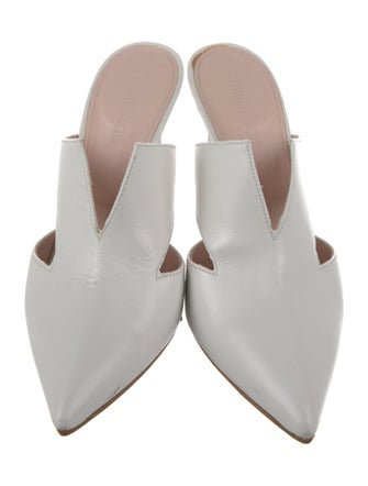 Cushnie Leather Mules