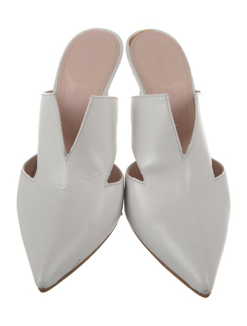 Cushnie Leather Mules