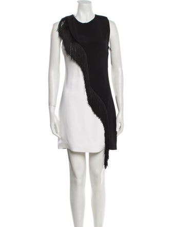 Cushnie Crew Neck Mini Dress