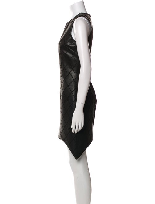 Cushnie Leather Mini Dress