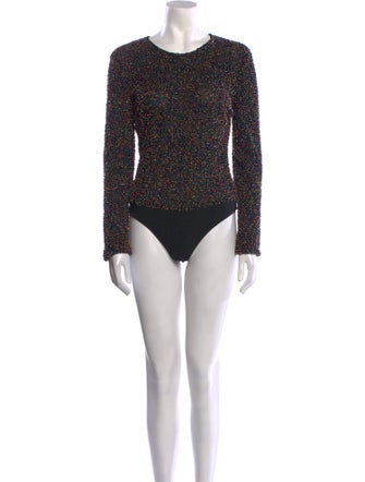 Cushnie Sequin Patterned Bodysuit