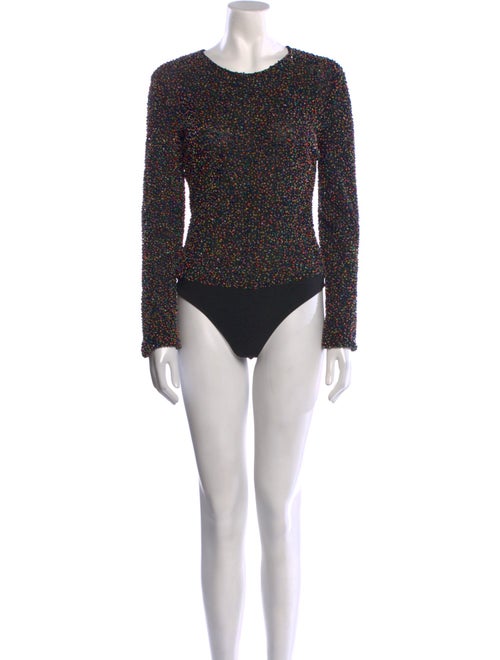 Cushnie Sequin Patterned Bodysuit